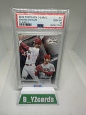2018 Topps Gold Label Shohei Ohtani #17 card