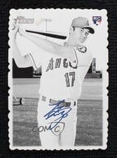 2018 Topps Heritage 1969 Deckle Edge High Number Shohei Ohtani #1 card