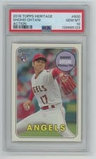 2018 Topps Heritage Shohei Ohtani Action Variation #600 card