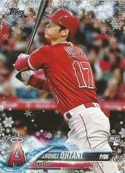 2018 Topps Holiday Base Set Shohei Ohtani #HMW17 card
