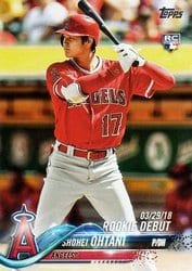 2018 Topps Update Base Set Shohei Ohtani #US285 card