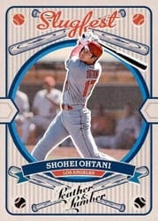 2019 Panini Leather & Lumber Slugfest Shohei Ohtani #SF-14 card