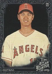 2019 Topps Allen & Ginter X Base Set Shohei Ohtani #5 card