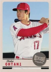 2019 Topps Archives Snapshots Base Set Shohei Ohtani #AS-SO card