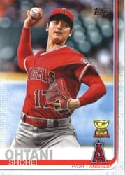 2019 Topps Base Set Shohei Ohtani #600 card