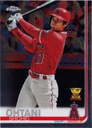 2019 Topps Chrome Base Set Shohei Ohtani #1 card