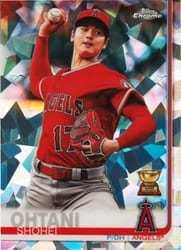 2019 Topps Chrome Sapphire Edition Base Set Shohei Ohtani #600 card