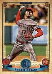 2019 Topps Gypsy Queen Base Set Shohei Ohtani #55 card