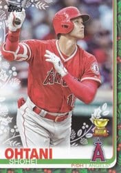2019 Topps Holiday Base Set Shohei Ohtani #HW16 card
