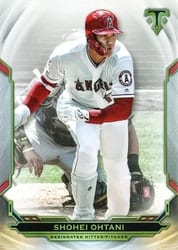 2019 Topps Triple Threads Base Set Shohei Ohtani #87 card
