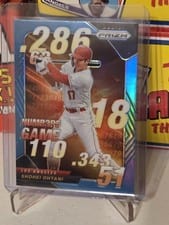 2020 Panini Prizm Numbers Game Shohei Ohtani #NG-8 card