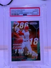 2020 Panini Prizm Numbers Game Shohei Ohtani #NG-8 card