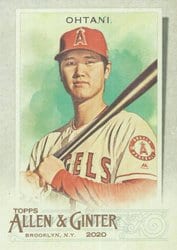 2020 Topps Allen & Ginter Base Set Shohei Ohtani #24 card