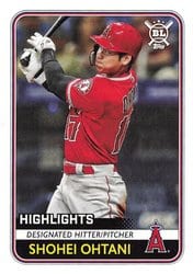 2020 Topps Big League Base Set Shohei Ohtani #294 card