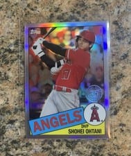 2020 Topps Chrome 1985 Shohei Ohtani #85TC-7 card