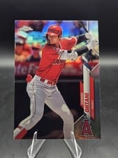 2020 Topps Chrome Shohei Ohtani Refractor #21 card