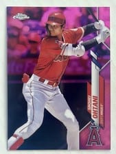 2020 Topps Chrome Shohei Ohtani Pink Refractor #21 card