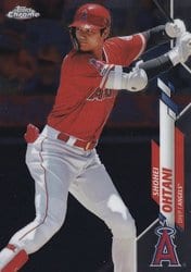 2020 Topps Chrome Base Set Shohei Ohtani #21 card