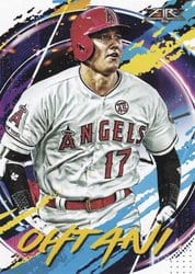 2020 Topps Fire Base Set Shohei Ohtani #49 card