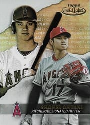 2020 Topps Gold Label Base Set Shohei Ohtani #3 card