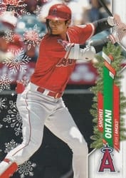 2020 Topps Holiday Base Set Shohei Ohtani #HW26c card