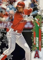 2020 Topps Holiday Base Set Shohei Ohtani #HW26d card