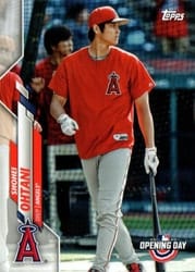 2020 Topps Opening Day Base Set Shohei Ohtani #43 card