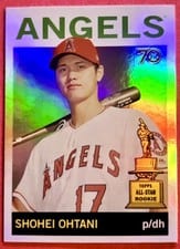 Shohei Ohtani 2021 Topps All-Star Rookie Cup Base Set card