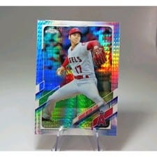 2021 Topps Chrome Shohei Ohtani Prism Refractor #159 card