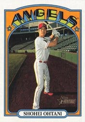 2021 Topps Heritage Base Set Shohei Ohtani #245 card
