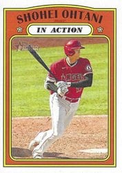 2021 Topps Heritage Base Set Shohei Ohtani #246 card
