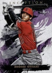 2021 Topps Inception Base Set Shohei Ohtani #78 card