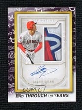 2021 Topps Through the Years Shohei Ohtani #TTY-17 card