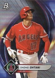 2022 Bowman Platinum Base Set Shohei Ohtani #10 card