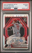 2022 Donruss Optic The Elite Series Signatures Shohei Ohtani #ESS-SO card