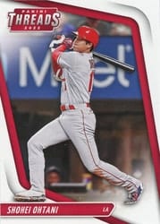 2022 Panini Chronicles Threads Shohei Ohtani #18 card
