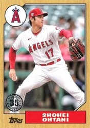 2022 Topps 1987 Topps Baseball (Series 2) Shohei Ohtani #87TB-50 card