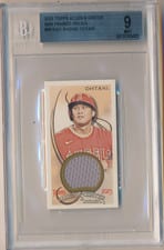 2022 Topps Allen & Ginter Framed Mini Relics Shohei Ohtani #MFR-SO card