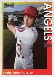 2022 Topps Archives Snapshots Base Set Shohei Ohtani #38 card