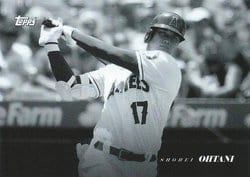 2022 Topps Black & White Base Set Shohei Ohtani #39 card