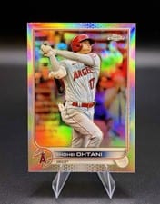 2022 Topps Chrome Shohei Ohtani #1 card