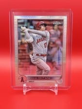 2022 Topps Chrome Shohei Ohtani Prism Refractor #1 card