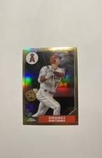 2022 Topps Chrome 1987 Topps Shohei Ohtani #87BC-2 card