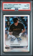 2022 Topps Chrome Update 2022 All-Star Game Autograph Shohei Ohtani #ASGA-SO card