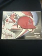 Shohei Ohtani 2022 Topps Commemorative Batting Helmet Relic Autographs card