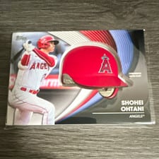 Shohei Ohtani 2022 Topps Commemorative Batting Helmet Relics card