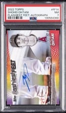 2022 Topps Flashiest Feet Autographs Shohei Ohtani #FF-14 card