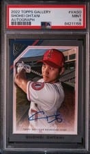 Shohei Ohtani 2022 Topps Gallery Veteran Autographs card