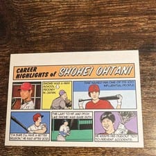 2022 Topps Heritage 1973 Topps Comics Shohei Ohtani #73TC-5