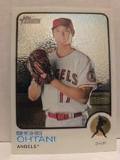 2022 Topps Heritage Chrome Shohei Ohtani #150 card